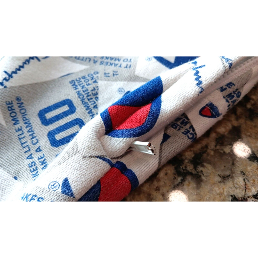Champion Super Fleece 3.0 Thick Sweat Pants Allover Tag Scatter Script - Size M - Picture 12 of 13